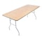 Atlas Commercial Products Titan Series Wood Folding Table, 6 ft x 30 Banquet WFT5-3072 - alternate 1